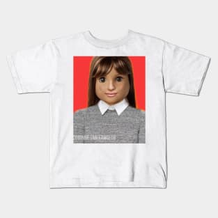 Rachel Model Pose Doll Kids T-Shirt